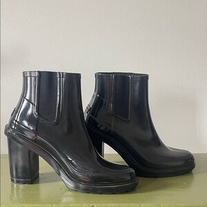 NWOT Hunter Women's Original Refined High-Heel Rain Boots, Size 10